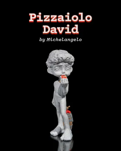 Pizzaiolo David by Michelangelo