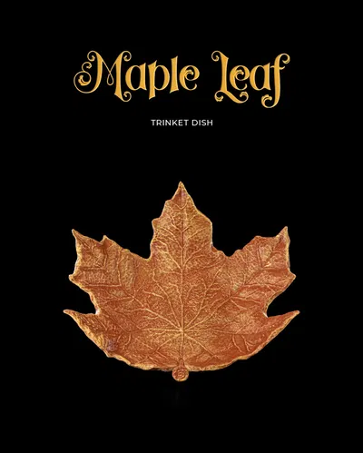 Maple Leaf Trinket Dish