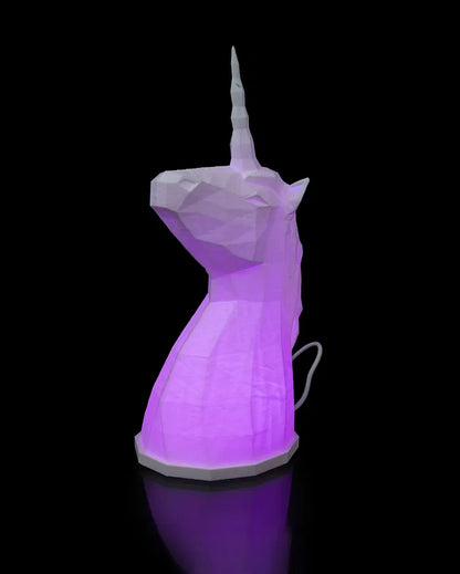 Low Poly Unicorn Table Lamp