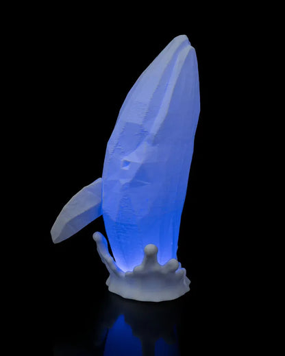 Low Poly Whale Table Lamp